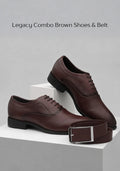 Legacy Combo Brown Shoes & Belt - Original Leather